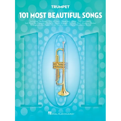 101 Most Beautiful Songs for Trumpet - Paperback