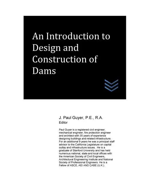 An Introduction to Design and Construction of Dams - Paperback