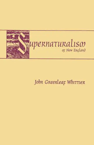 Supernaturalism of New England - Paperback