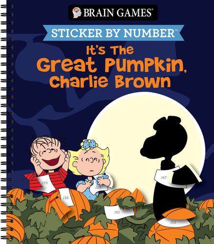 Brain Games - Sticker by Number: It's the Great Pumpkin, Charlie Brown - Spiral