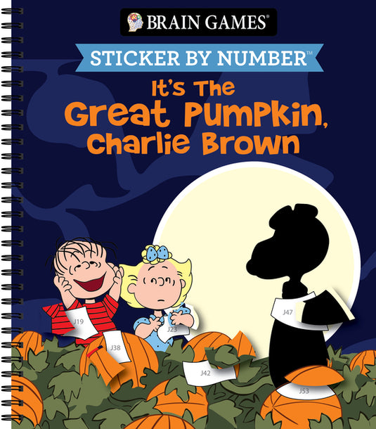 Brain Games - Sticker by Number: It's the Great Pumpkin, Charlie Brown - Spiral