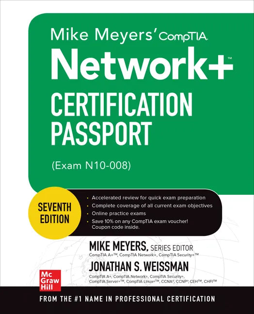 Mike Meyers' Comptia Network+ Certification Passport, Seventh Edition (Exam N10-008) - Paperback