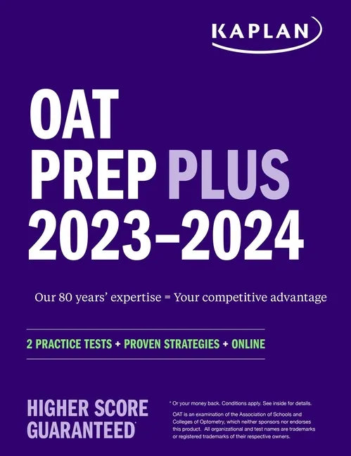 Oat Prep Plus 2023-2024: 2 Practice Tests + Proven Strategies + Online - Paperback