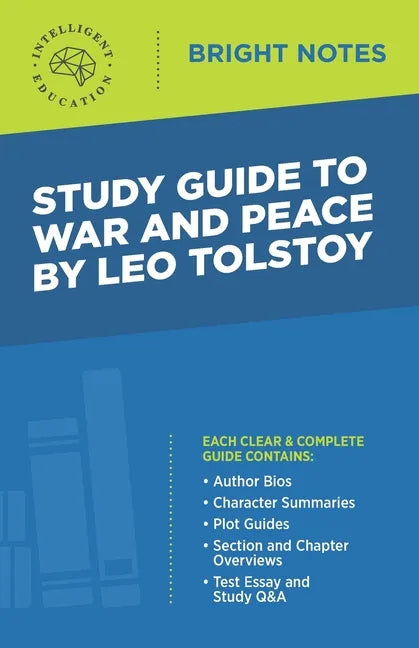 Study Guide to War and Peace by Leo Tolstoy - Paperback