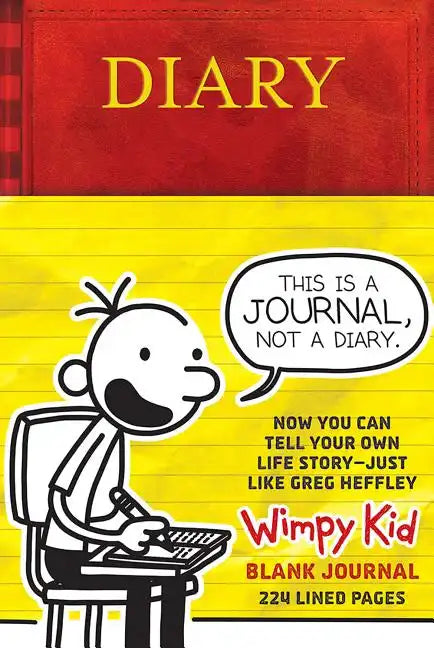 The Diary of a Wimpy Kid Blank Journal: 224 Lined Pages and Jeff Kinney Spot Art Throughout - Hardcover