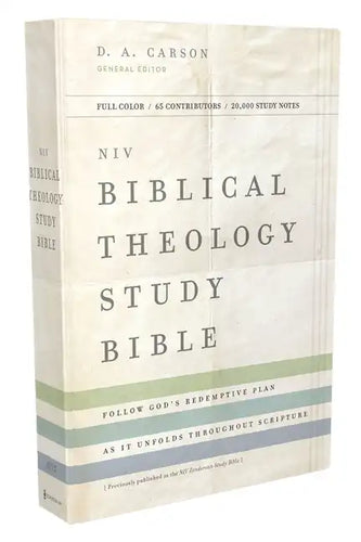 NIV, Biblical Theology Study Bible, Hardcover, Comfort Print: Follow God's Redemptive Plan as It Unfolds Throughout Scripture - Hardcover