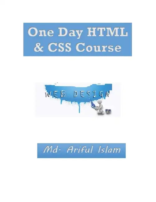 One Day HTML & CSS Course - Paperback