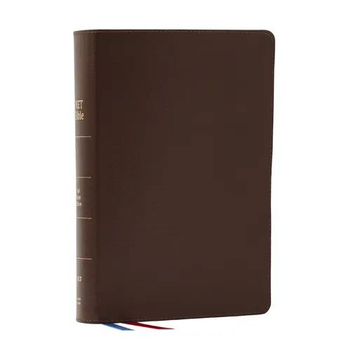 Net Bible, Full Notes Edition (Net, Brown Genuine Leather, Comfort Print): Holy Bible - Leather