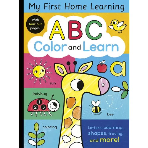 ABC Color and Learn: Letters, Counting, Shapes, Tracing, and More! with Tear-Out Pages! - Paperback