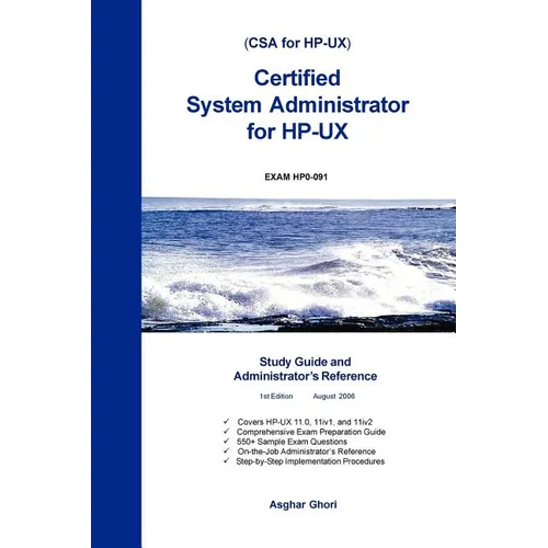 Certified System Administrator for HP-UX - Hardcover