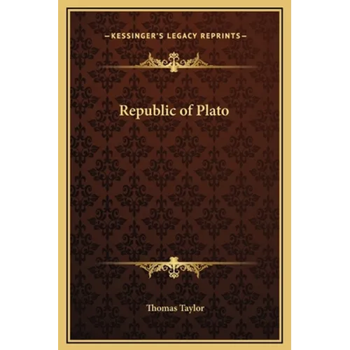 Republic of Plato - Hardcover