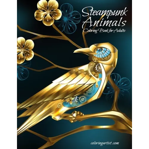 Steampunk Animals Coloring Book for Adults - Paperback