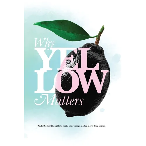 Why Yellow Matters: And 30 other thoughts to make your things matter more - Paperback
