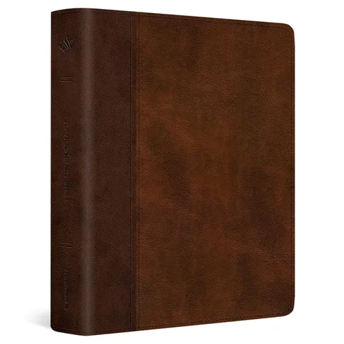 ESV Journaling Bible, Red Letter (Trutone, Brown/Tan, Timeless Design) - Imitation Leather