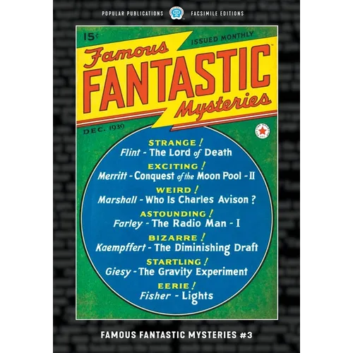 Famous Fantastic Mysteries #3: Facsimile Edition - Paperback
