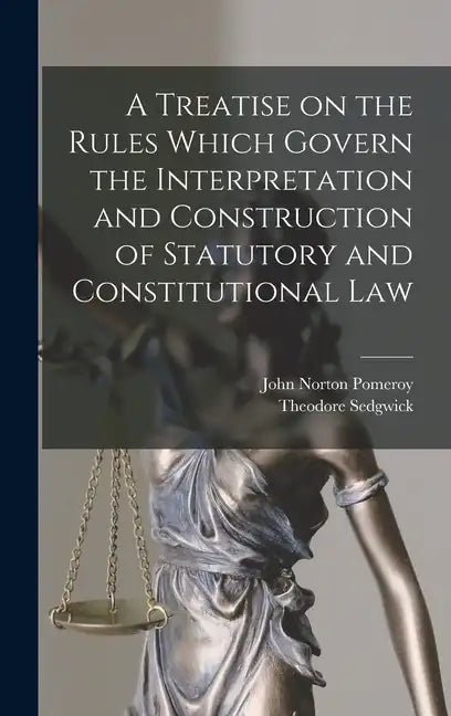 A Treatise on the Rules Which Govern the Interpretation and Construction of Statutory and Constitutional Law - Hardcover