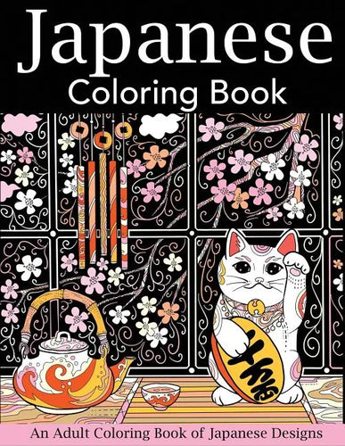 Japanese Coloring Book - Paperback