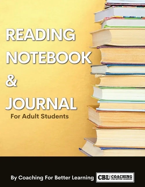 Reading Notebook and Journal For Adult Students - Paperback