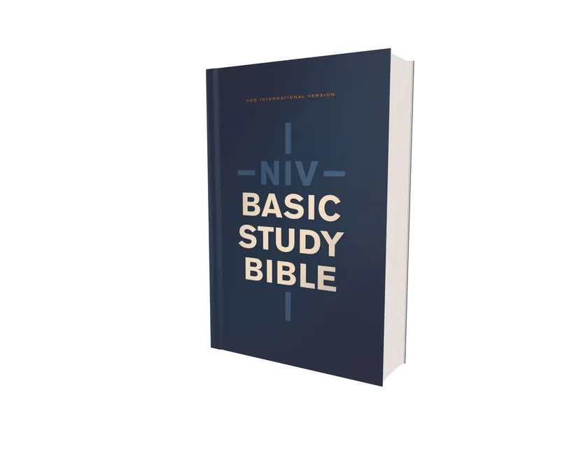 Niv, Basic Study Bible, Economy Edition, Paperback, Blue, Red Letter - Paperback
