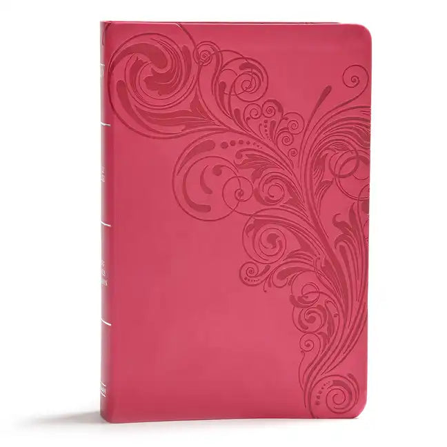 KJV Giant Print Reference Bible, Pink Leathertouch, Indexed - Imitation Leather