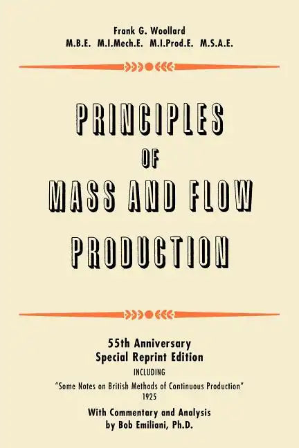 Principles of Mass and Flow Production - Paperback