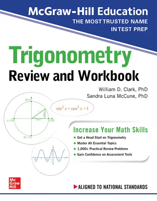 McGraw-Hill Education Trigonometry Review and Workbook - Paperback