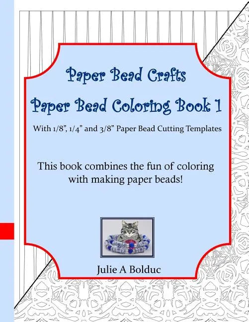 Paper Bead Crafts Paper Bead Coloring Book 1: With 1/8