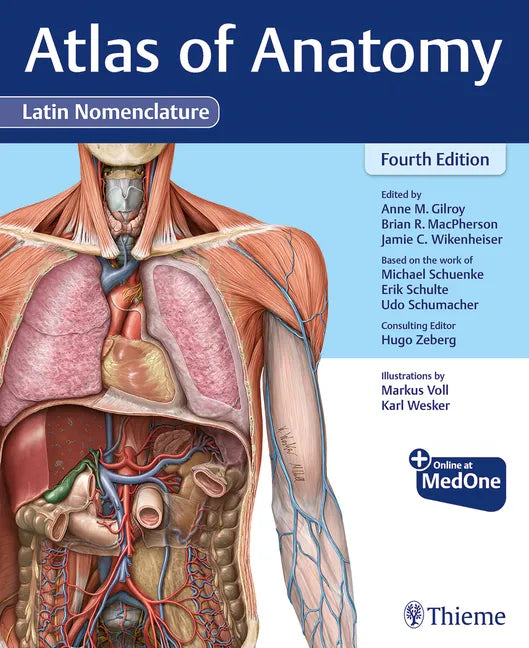 Atlas of Anatomy, Latin Nomenclature - Hardcover