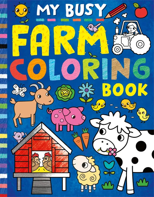 My Busy Farm Coloring Book - Paperback