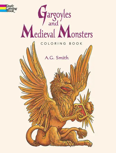 Gargoyles and Medieval Monsters Coloring Book - Paperback
