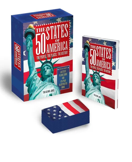 The 50 States of America Book & Card Deck: The People, the Places, the History - Paperback