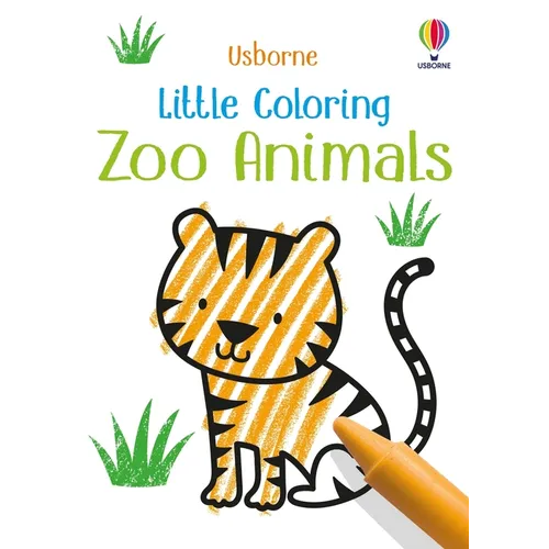 Little Coloring Zoo Animals - Paperback