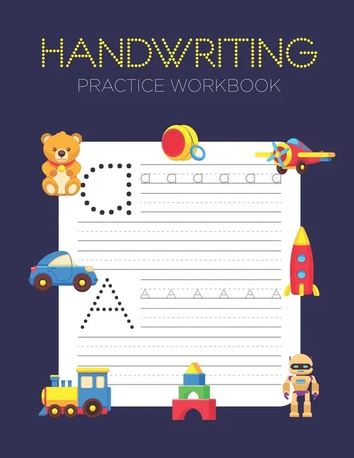 Handwriting Practice Workbook: Alphabet Handwriting Letter Tracing Book for Preschool, Pre K, Kindergarten and Kids Ages 3-5 - Paperback