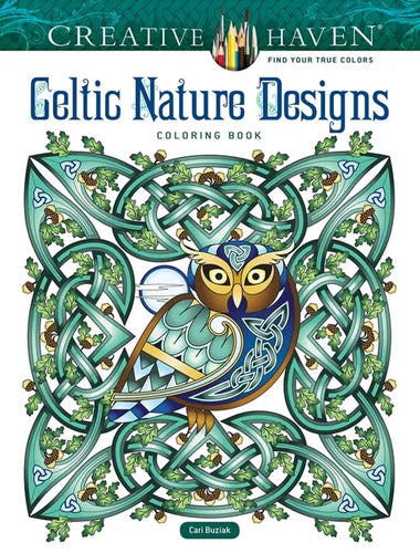 Creative Haven Celtic Nature Designs Coloring Book - Paperback