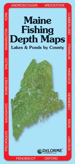 Delorme Maine Fishing Depth Maps - Paperback