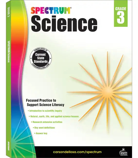 Spectrum Science, Grade 3: Volume 55 - Paperback