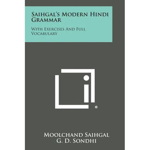 Saihgal's Modern Hindi Grammar: With Exercises And Full Vocabulary - Paperback