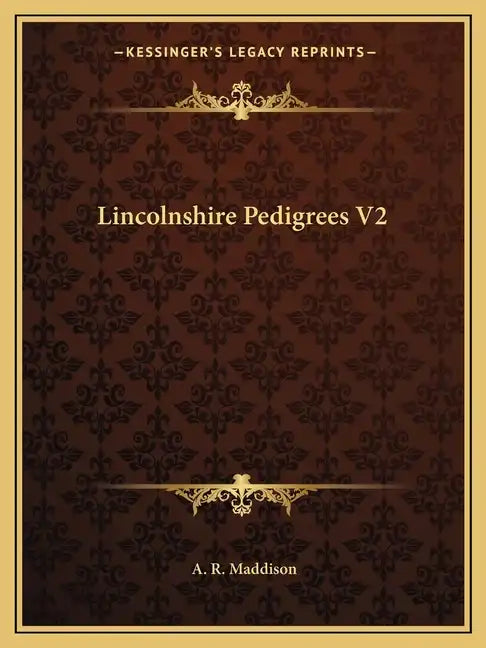 Lincolnshire Pedigrees V2 - Paperback