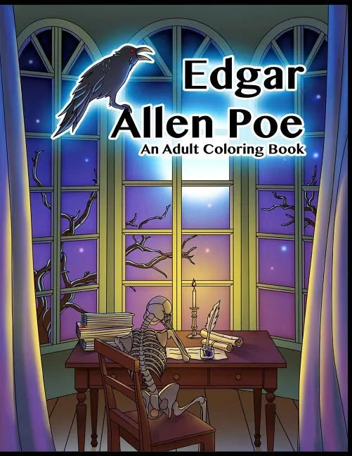 Edgar Allen Poe - An Adult Coloring Book - Paperback