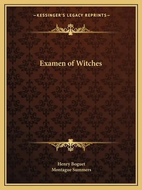 Examen of Witches - Paperback