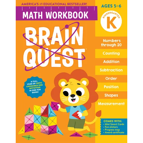 Brain Quest Math Workbook: Kindergarten - Paperback