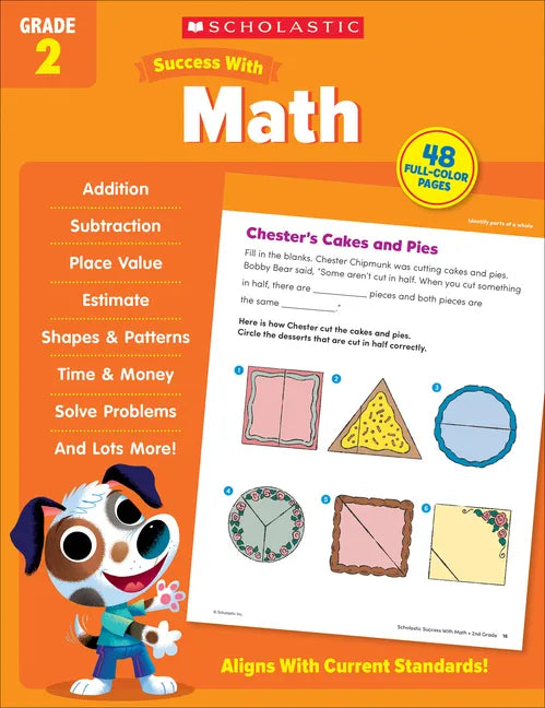 Scholastic Success with Math Grade 2 Workbook - Paperback