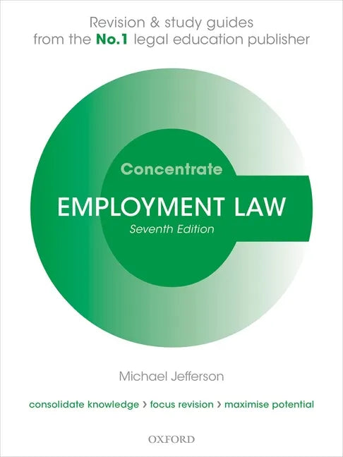 Employment Law Concentrate: Law Revision and Study Guide - Paperback