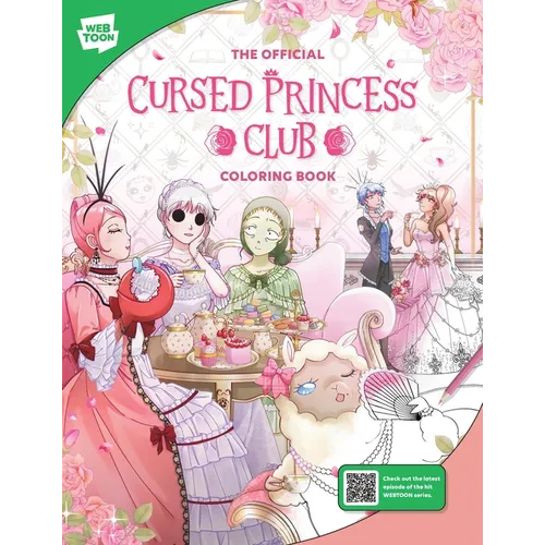 The Official Cursed Princess Club Coloring Book: 46 Original Illustrations to Color and Enjoy - Paperback