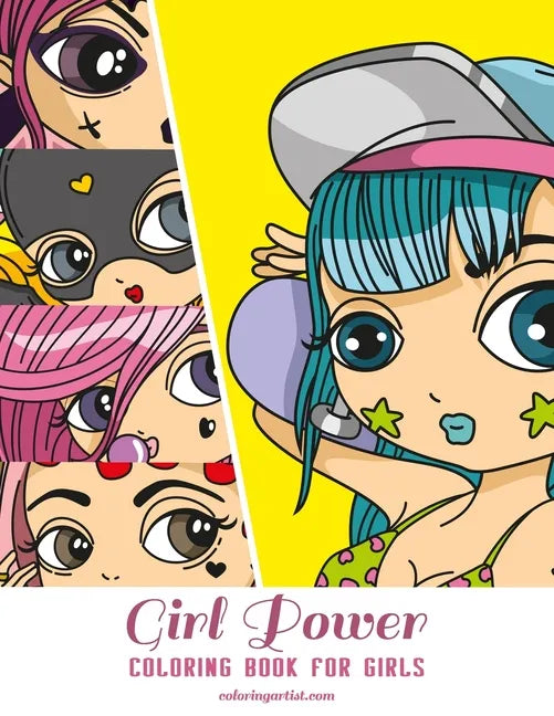 Girl Power Coloring Book for Girls - Paperback