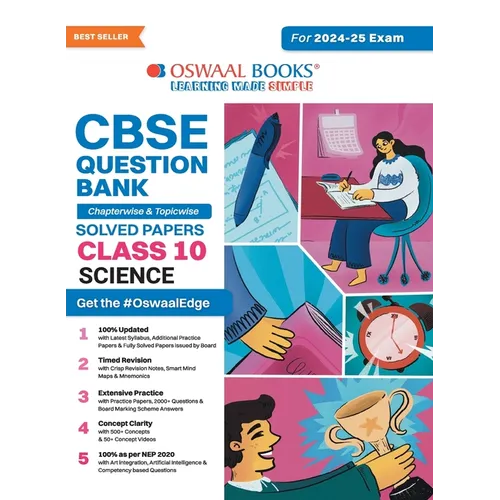 Oswaal CBSE Question Bank Class 10 Science, Chapterwise and Topicwise Solved Papers For Board Exams 2025 - Paperback