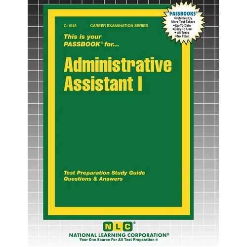 Administrative Assistant I - Paperback