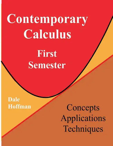 Contemporary Calculus First Semester - Paperback