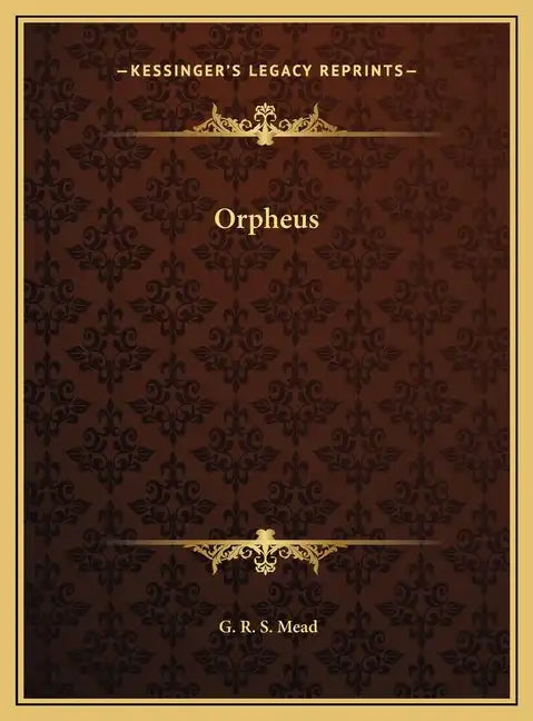 Orpheus - Hardcover