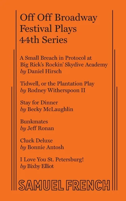 Off Off Broadway Festival Plays, 44th Series - Paperback